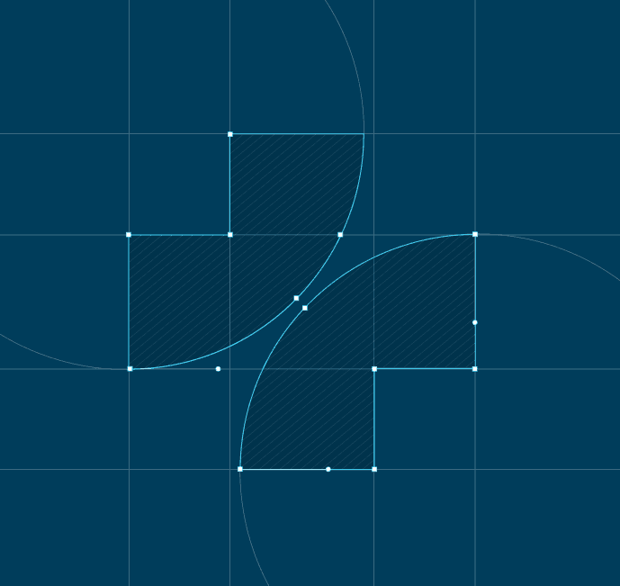 GadiMed — Logo Symbol Grid