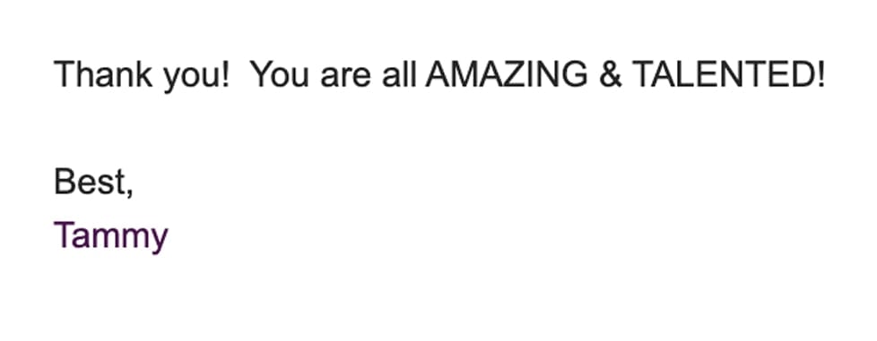 Client Testimonial